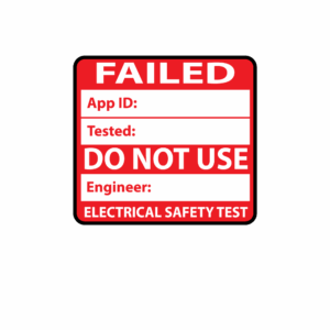 FAIL PAT Test Labels 200