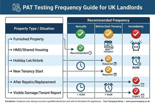 PAT Testing Frequency 